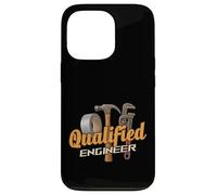 Qualified Engineer Duct Tape Hammer Pipe Wrench Case for iPhone 13 Pro