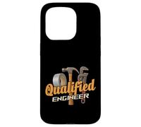 Qualified Engineer Duct Tape Hammer Pipe Wrench Case for iPhone 15 Pro