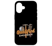 Qualified Engineer Duct Tape Hammer Pipe Wrench Case for iPhone 16