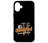 Qualified Engineer Duct Tape Hammer Pipe Wrench Case for iPhone 16 Plus
