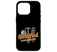 Qualified Engineer Duct Tape Hammer Pipe Wrench Case for iPhone 16 Pro
