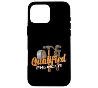 Qualified Engineer Duct Tape Hammer Pipe Wrench Case for iPhone 16 Pro Max