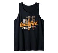 Qualified Engineer Duct Tape Hammer Pipe Wrench Tank Top