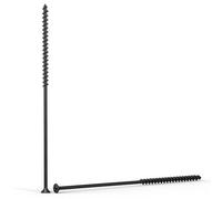 Qualihome Coarse Thread Sharp Point Drywall Screw with Phillips Drive 2 Bugle Head, 1 Lb/Pound, Ideal Screw For Drywall Sheetrock black 6 Inch