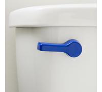 Qualihome Toilet Flusher Handle Replacement Kit - Universal Toilet Handle - Durable, Elegant, and Easy-to-Install Flush Lever (Blue Finish, Front Mount)