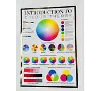 Qualiprint Introduction to Colour Theory A3 Poster, Gold Foil, 300gsm