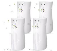 Qualirey 4 Pcs Automatic Fly Spray Dispenser Mosquito Flying Insect Control Metered Air Freshener Spray Dispenser for Summer Bathroom Room Country Vet Supplies (Liquid Not Included)