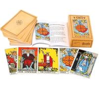 Qualis 78 PCS Original Tarot Cards Age 8+ And Book For Beginners Set | Deck with 100 Page Guide Book | Tarot Card Set By Pamela Colman - Smith-Waite Rider Deck For Beginners