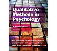 Qualitative methods in psychology: a research guide: A Research Guide