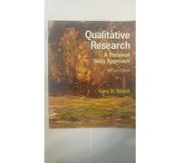 Qualitative Research: A Personal Skills Approach