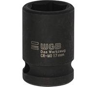 Quality 33103201 WGB Power Socket Spanner 3310 DIN3129 1/2 Inch Square 32 mm Hexagonal Black Spanner Size (mm): 32