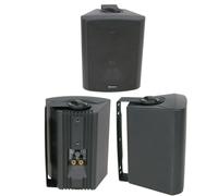 QUALITY 6.5" 120W Black Background HiFi Speaker*100V & 8ohm*Wall Mount Bookshelf