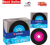 Quality 700MB CD-R with 52x Speed - Slim Case 10-Pack for Organized Storage