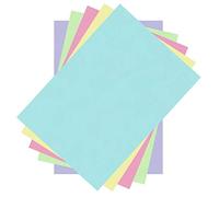 Quality A4 Pastel Colour Coloured Paper 80gsm (210mm x 297mm) Copier Printer Folding Craft Cardmaking Sheet Page Ream (Pack of 100 Sheets)