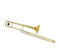 Quality Alto Trombone Bb Lacquered Gold Brass Professional Trumpet Jazz Brass Musical Instrument With Case