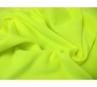 Quality Anti Pil Polar Fleece Fabric Material - Fluorescent Yellow, 1Mtr 150cm x 100cm