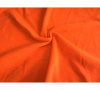 Quality Anti Pil Polar Fleece Fabric Material - HI VIz Orange, 1Mtr 150cm x 100cm