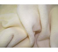Quality Anti Pil Polar Fleece Fabric Material - Ivory Cream, 1Mtr - 150cmx100cm