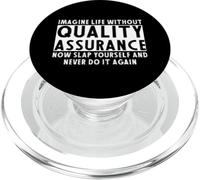 Quality Assurance Apparel - Funny Amazing Assurances Design PopSockets PopGrip for MagSafe