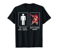 QUALITY ASSURANCE MANAGER Santa Dab Funny Christmas T-Shirt