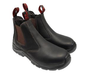 Quality Australian Hard Yakka Banjo Full Safety Dealer Boots Brown Size Choice