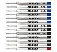 Quality Ballpoint Pen Refills, Cheap but Long Lasting, Medium Point. Fits Parker Ball Pen Too. G2 Style Refill Made in Germany (Discovery Pack)