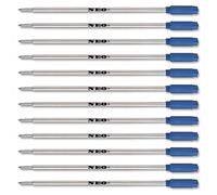 Quality Ballpoint Pen Refills, Compatible with Cross Pen, 8513 (12 x Blue Ink)