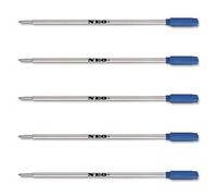 Quality Ballpoint Pen Refills, Compatible with Cross Pen, 8513 (5 x Blue Ink)