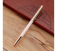 Quality ballpoint pen with crystals, bling crystal diamond slim pen metal crystal ballpoint pen, black ink