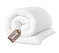 Quality Beddings Double Duvet 4.5 Tog | Breathable Cool Summer Duvets for Hot Night | Anti-allergy Duvet Double with Hollowfibre Filling | Hypoallergenic Made in UK Double Quilt (200x200cm)
