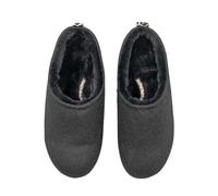 Quality Brands Outlet Ex M&S Womens Black Faux Fur Mule Slippers Luxury Comfort Fluffy Comfy Indoor Lounge Footwear (Black, UK Footwear Size System, Adult, Women, Numeric, Medium, 4)