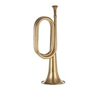 Quality Bugle Call Trumpet Brass Cavalry Horn With Mouthpiece For School Band Cavalry Military Brass Instrument