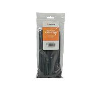 Quality Cable Ties | 4.8 x 200mm | Bag Of 100 Pieces | Black