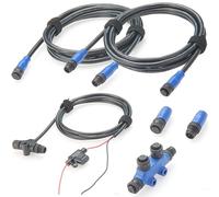 Quality Certification NMEA 2000 Starter Kit to Process NEMA 2K Network for Lowrance Simrad Garmin,Marine Grade NMEA 2000 Backbone Cables Drop Cables Tees Terminators,6pcs