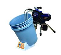 Quality Contractor Supply Sprayer Saver, Blue Bucket Stand, HDPE, 5 Gallon, Paint Sprayer Compatible