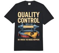 Quality Control Inspector D4 Where The Magic Happens Comfort Colors Adult Heavyweight T-Shirt
