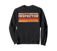 Quality Control Inspector Retro Sunrise Sweatshirt
