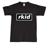 Quality Cotton Rkid T-Shirt Inspired by Liam Gallagher Mens Noel Our r Kid Black