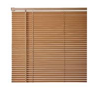 Quality Easy Clean Woodgrain Effect Venetian Blinds in Teak, Width 60cm x Drop 150cm