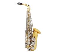 Quality Eb Alto Saxophone Electrophoretic Gold E Flat Sax Musical Woodwind Instrument With Case Mouthpiece Accessories