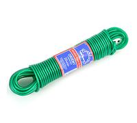 Quality Everlasto 15m 'Orient' PVC Clothes/Washing Line 4.8mm Thick - Green
