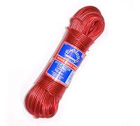 Quality Everlasto 15m 'Wyercentor' Steel Core Clothes/Washing Line 3.5mm Thick - Red