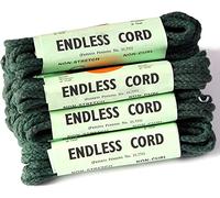 Quality Everlasto 5mm Green Natural Cotton Endless Cord 10 Pack (5mm x 3M Drop)