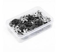 Quality Grey 20-Pack Golf Shoes Replacement Golf Spikes Cleats with Spike Wrench Tool & Storage Case, Tornado All Threads Slim-Lok Compatible Maximum Grip & Stability