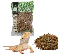 Quality Growers - The Habitat Life - Natural Sphagnum Moss - for Reptiles, Amphibians & Invertebrates Terrariums - Humidity Control - Ideal for Burrowing & Nesting - Dye-Free & Safe - Small - 1 Pack