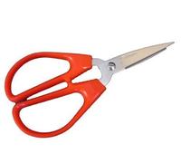 Quality Home, Office, Kitchen, Clothing, 17cm Length red Large Handle Stainless Steel Scissors - by Fat-catz-copy-catz