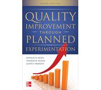 Quality Improvement Through Planned Experimentation 3/E (MECHANICAL ENGINEERING)
