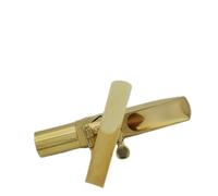 Quality LADE 10Pcs Bamboo Reeds Strength 2.5 for Alto BE Sax, Smooth Sound, Easy to Mount, Saxophone Replacement Accessory
