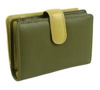 Quality Ladies Soft Leather PURSE Wallet by Visconti Gift Boxed (Lime Green)