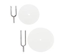 Quality Life 2-Pack Strap Winder for Drill, Webbing/Fabric Strap Roller, Up to 3in & 5in, White, Compatible with Truck, Flatbed Trailer